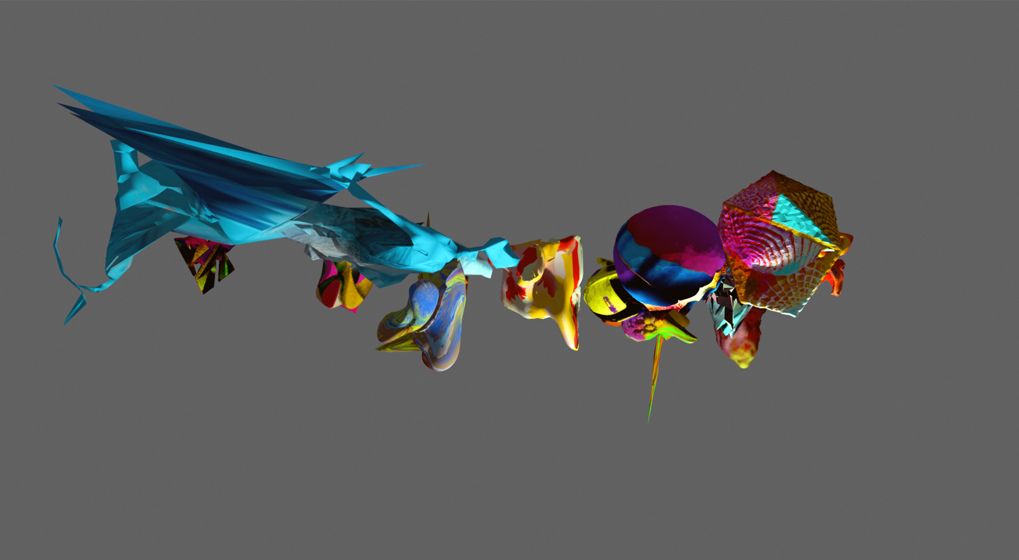 Digital 3D sculpture by Chiara Passa